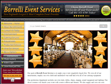 Tablet Screenshot of borrellievents.com